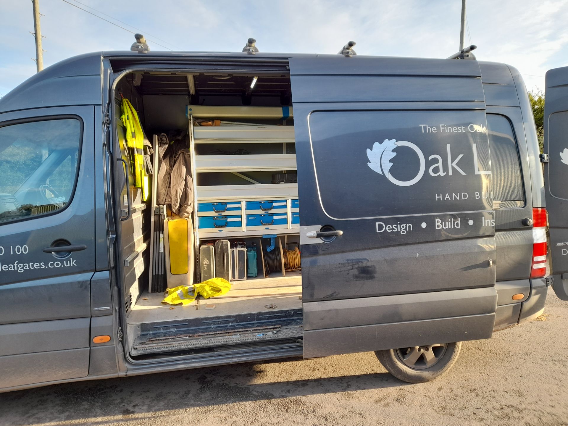 Mercedes Benz Sprinter 319 CDI, complete with circa £5,000+ of Sortimo Racking, metal cases, drawers - Image 18 of 30