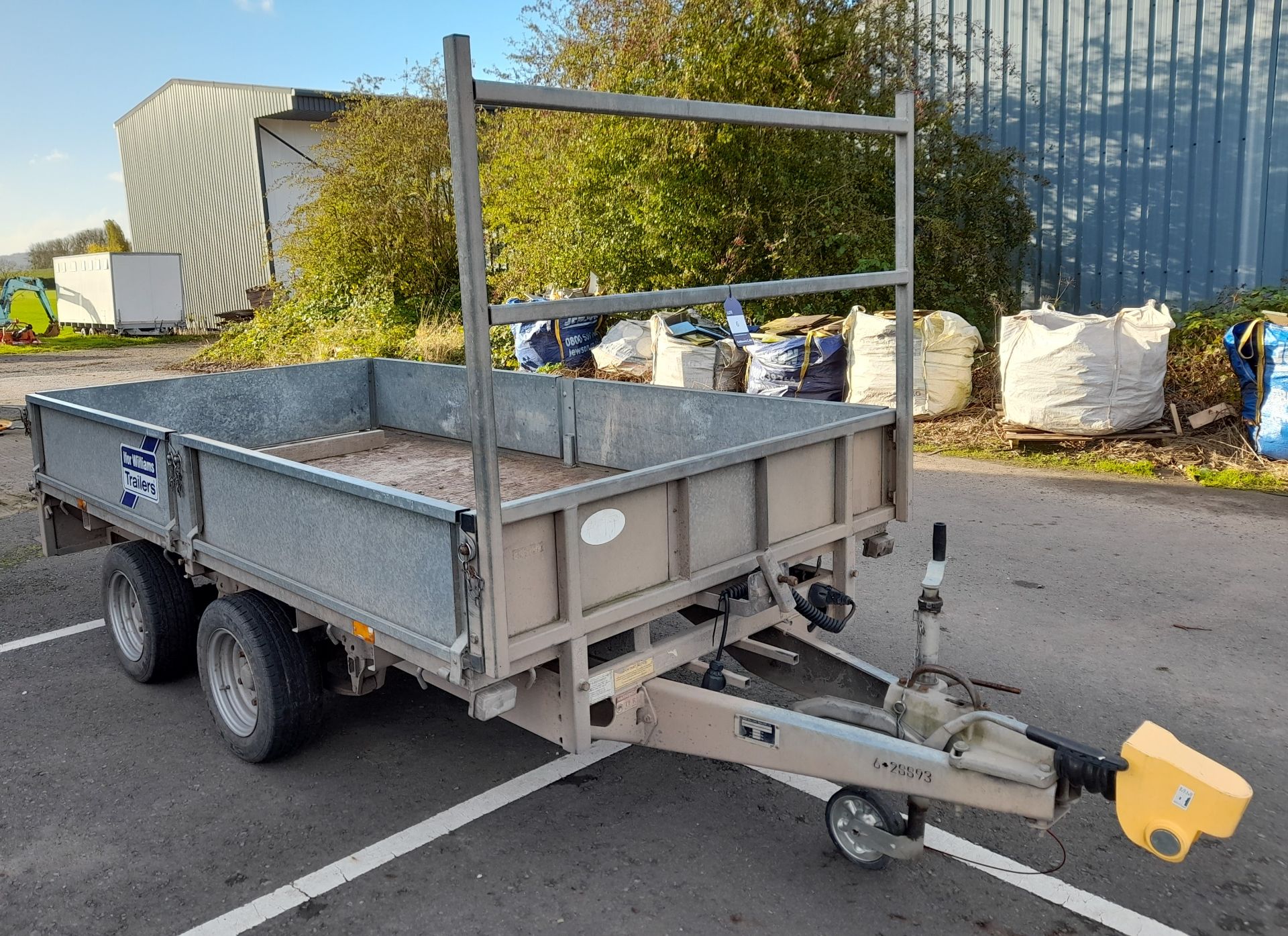 Ifor Williams e*11 SCK40000060481609 Type LM105G twin axle trailer (Approx. 10ft x 5ft) - Image 5 of 7