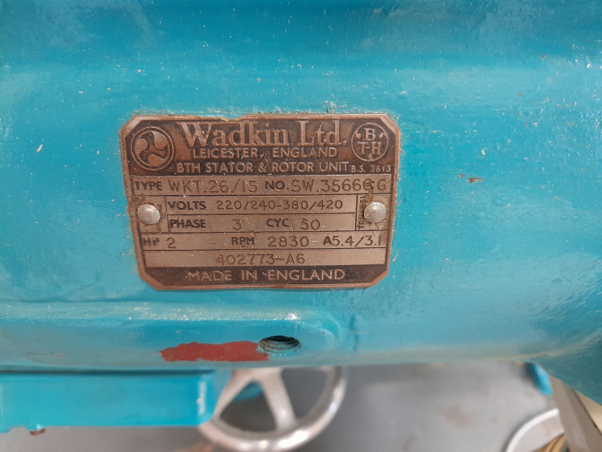Wadkin Single End Tenoner, with top and bottom scriber (Serial Number EKA-1279) - Image 9 of 11