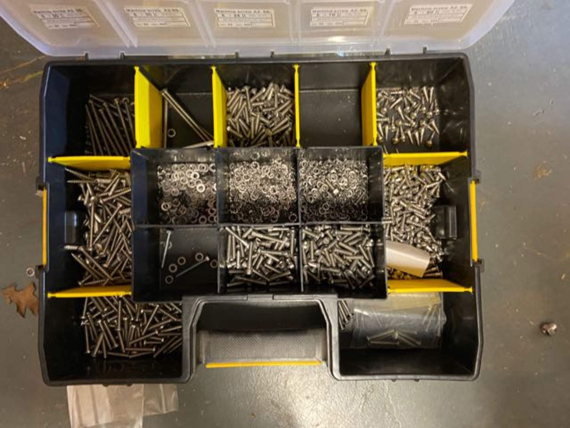 Large quantity of stainless steel fixings, from M3 to M24 including screws, coach bolts, coach - Image 16 of 18