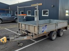 Ifor Williams e*11 SCK40000060481609 Type LM105G twin axle trailer (Approx. 10ft x 5ft)