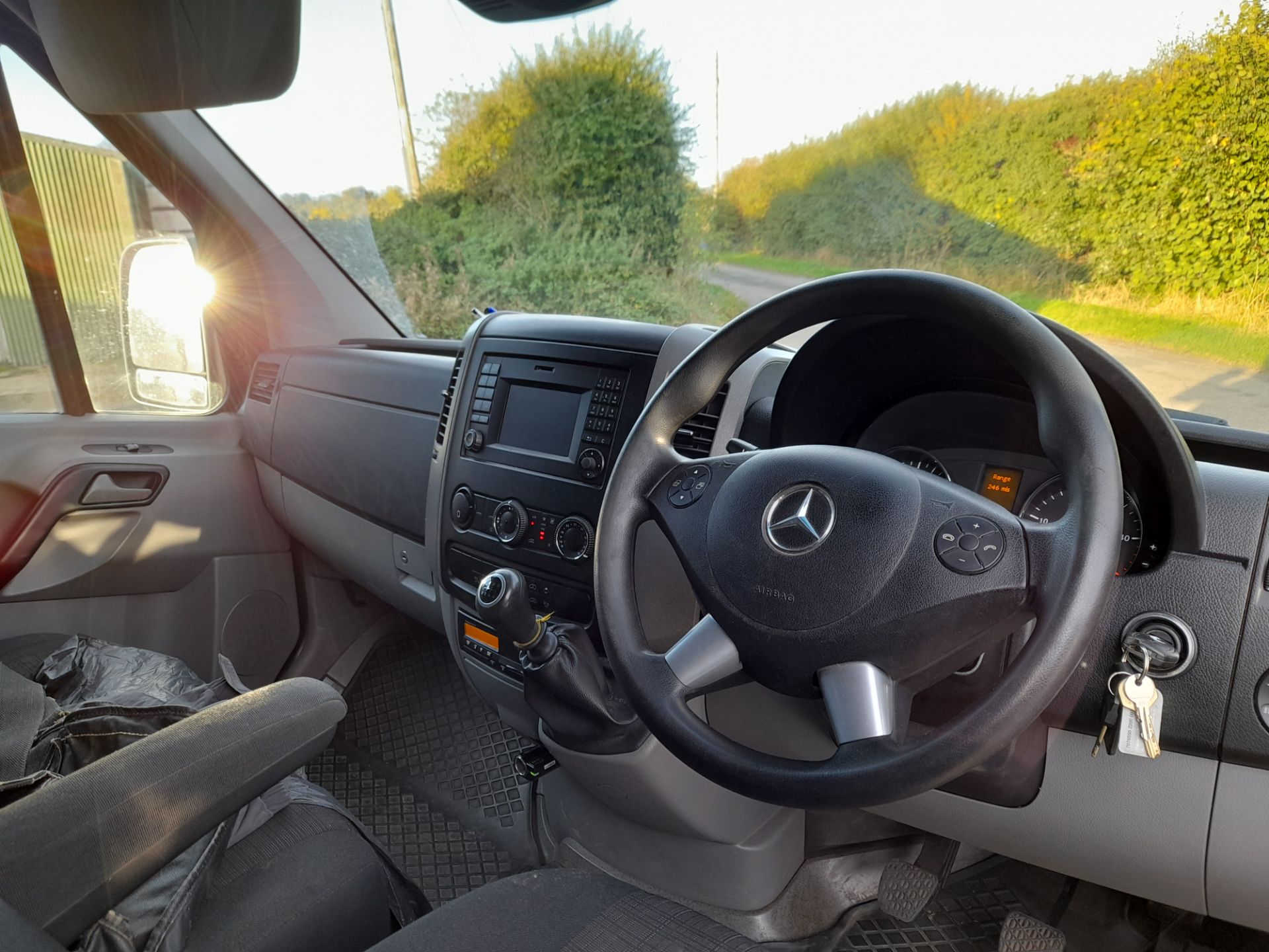 Mercedes Benz Sprinter 319 CDI, complete with circa £5,000+ of Sortimo Racking, metal cases, drawers - Image 9 of 30