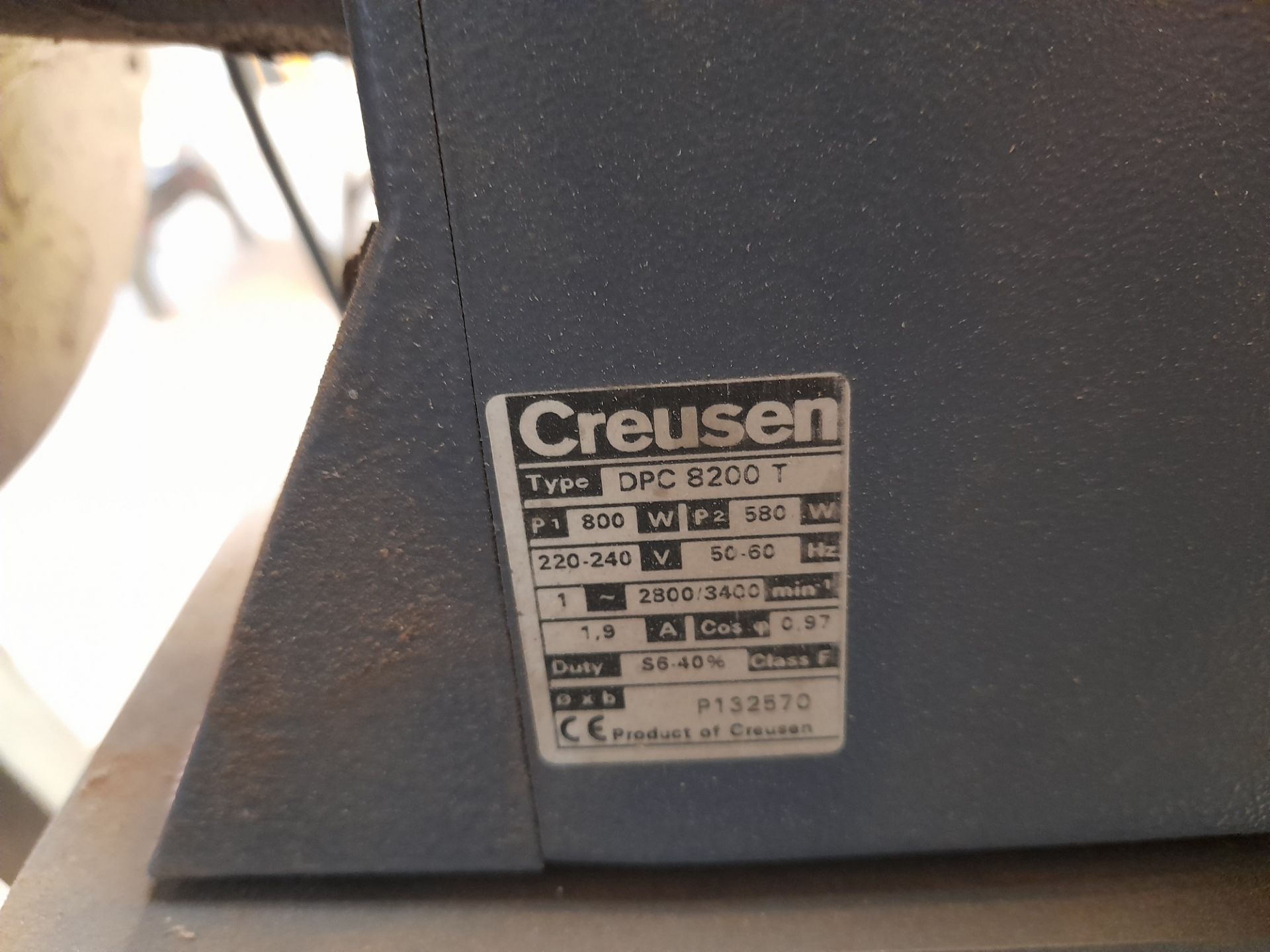 Creusen DPC8200 twin wheel polisher (Serial Number E132570) - Image 2 of 2