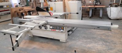 SCM SI300N Panel Saw (Serial Number AB/171528, 2005), with an assortment of associated tooling