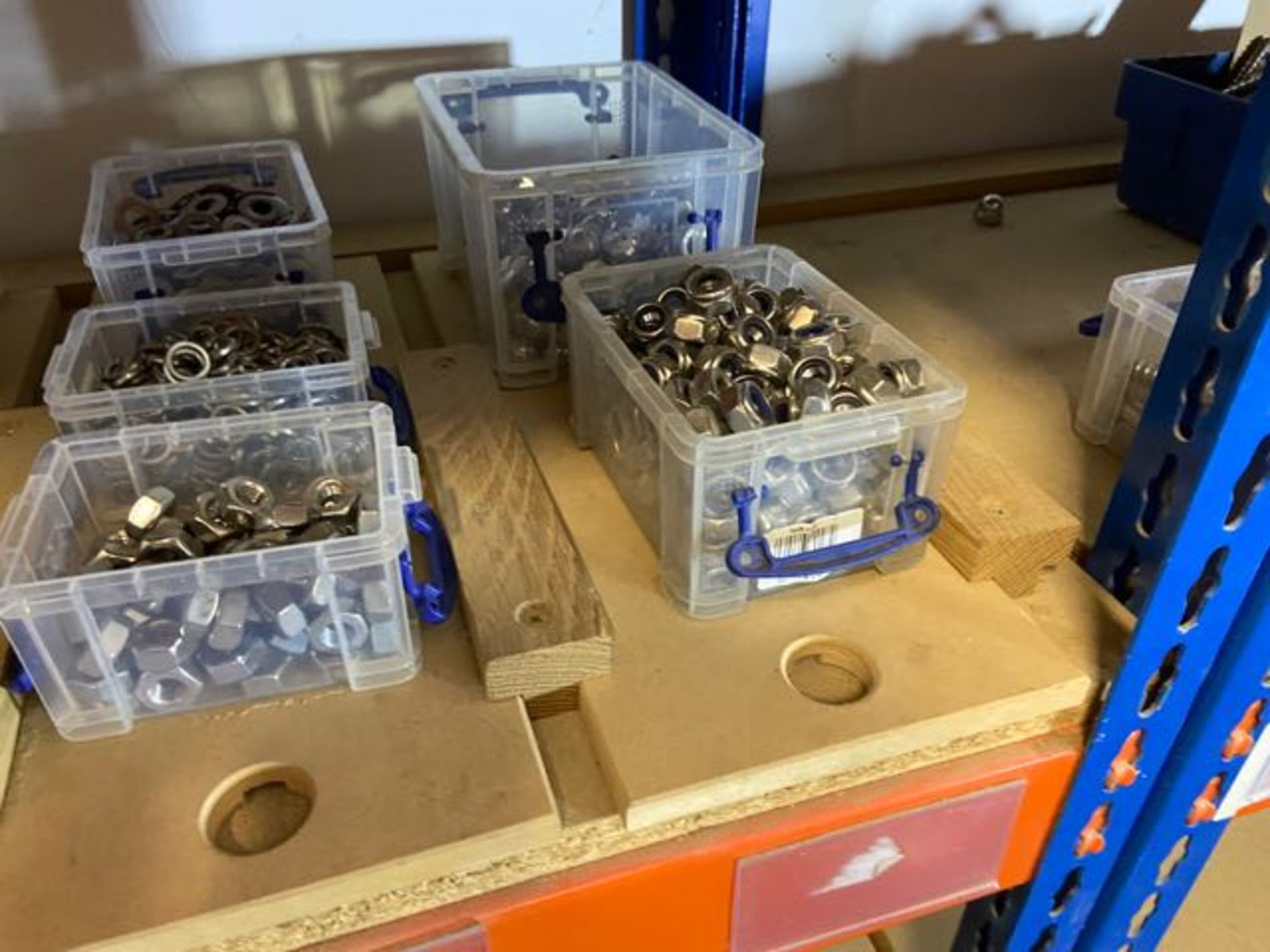 Large quantity of stainless steel fixings, from M3 to M24 including screws, coach bolts, coach - Image 9 of 18