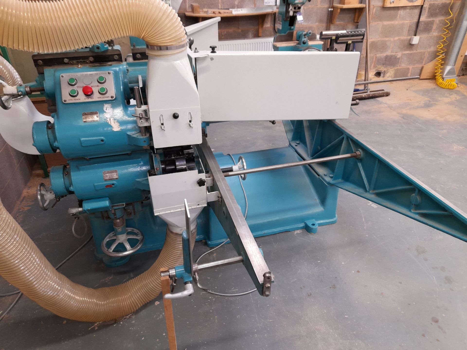 Wadkin Single End Tenoner, with top and bottom scriber (Serial Number EKA-1279) - Image 7 of 11