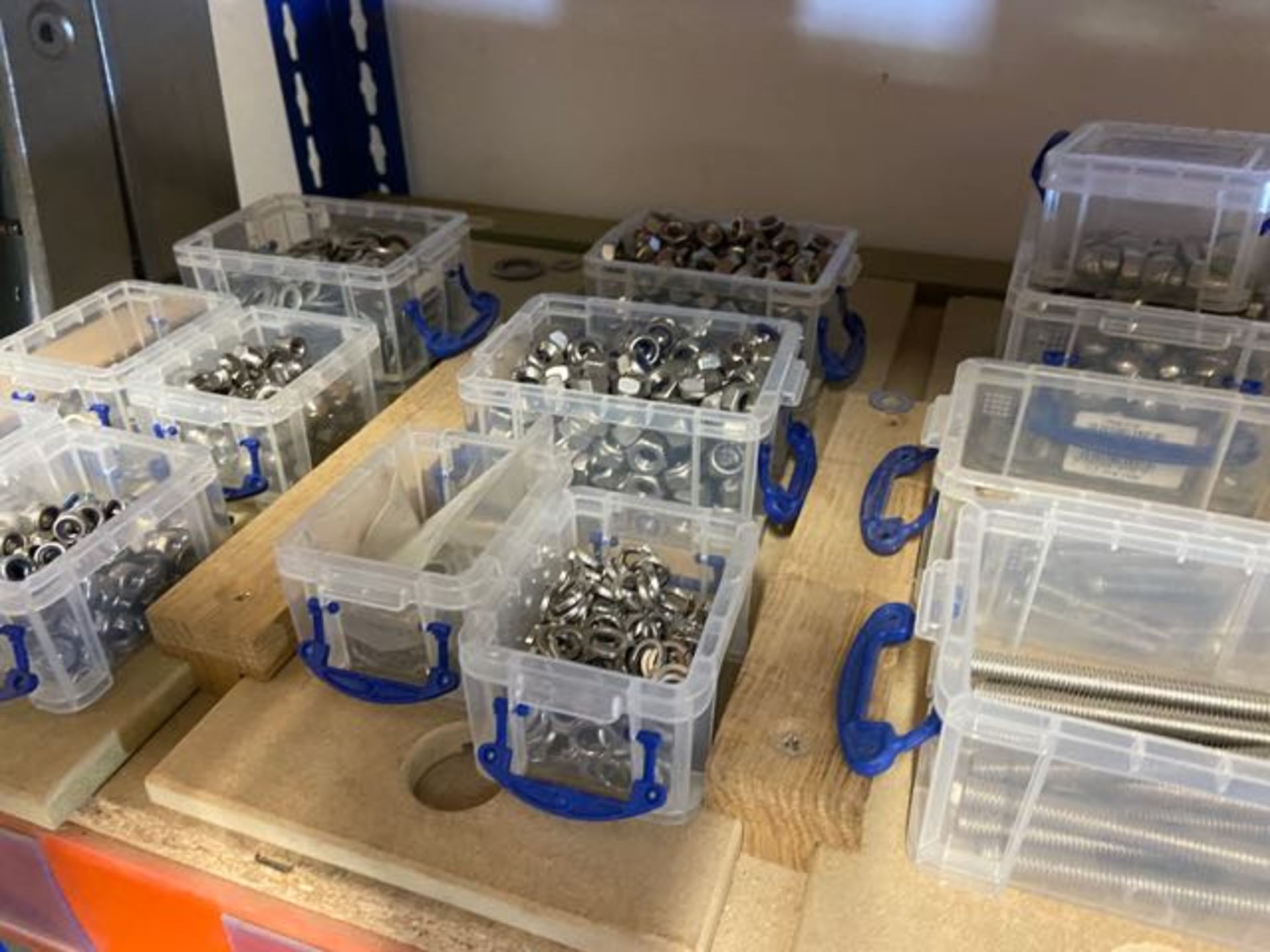 Large quantity of stainless steel fixings, from M3 to M24 including screws, coach bolts, coach - Image 6 of 18