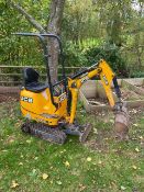 JCB 8008 CTS Micro Digger, with 3 x buckets, 697 hours, 2016