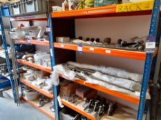 2 x Bays of lightweight boltless shelving (Approx. 1.2m x 450mm x 5 shelf) *Delayed collection, to