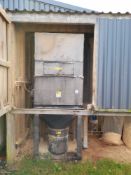AnsteyGate fine dust extraction unit, with galvanised steel ducting. *Delayed collection, to be