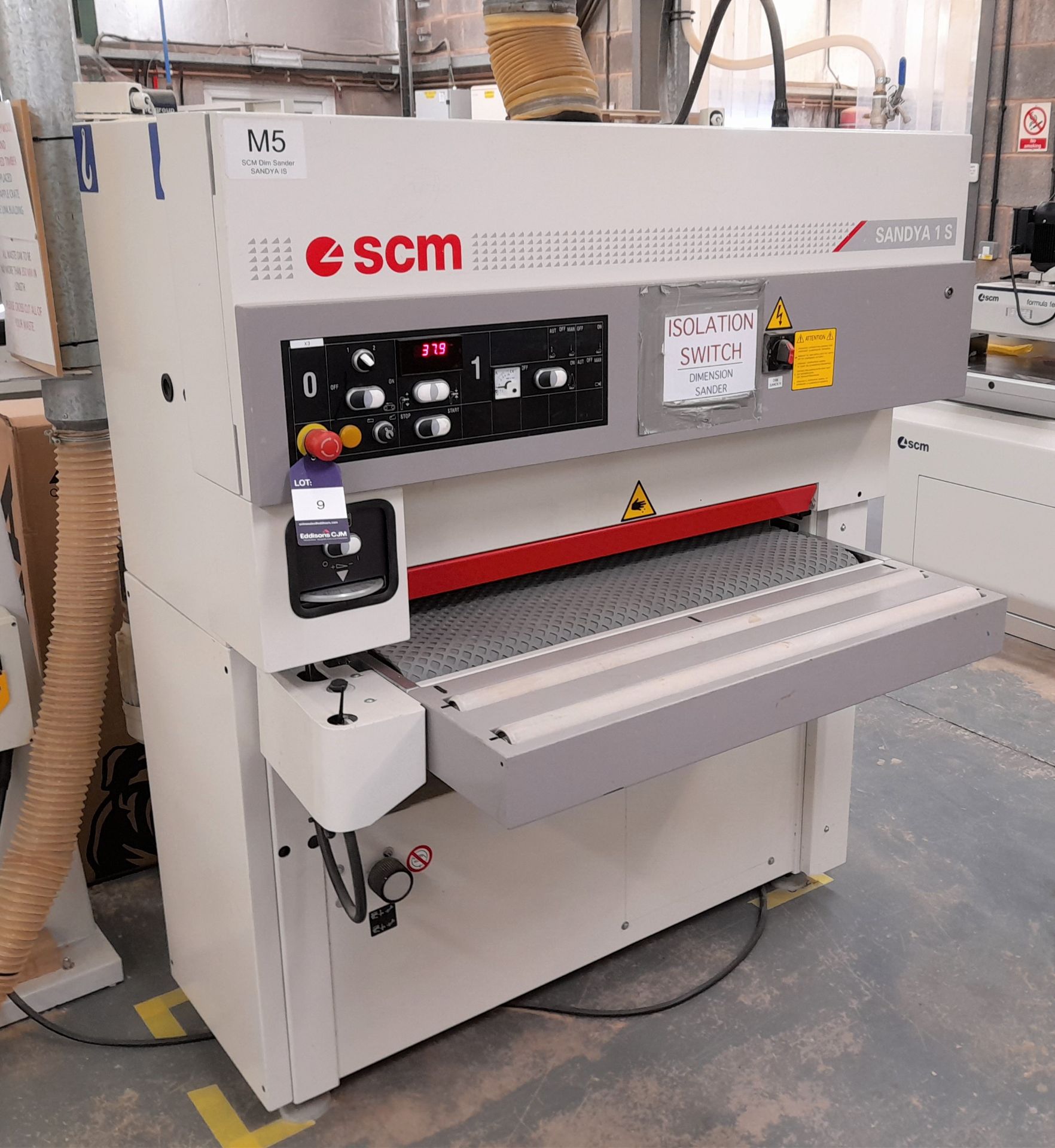 SCM Sandya 1 S Belt Sander (Serial Number AE/029806, 2006), 950mm width belt