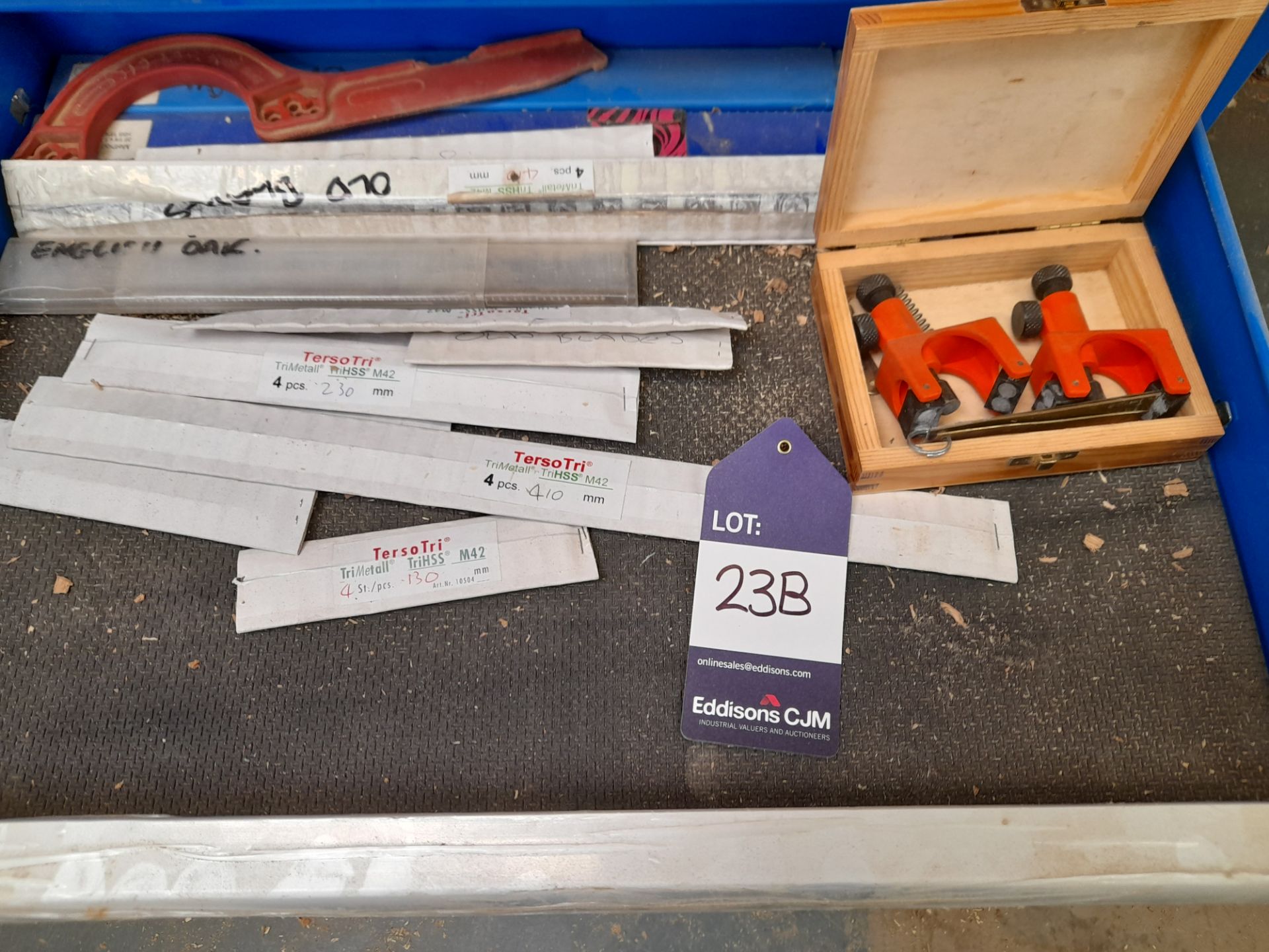 Assortment of Planer blades, to drawer - Image 2 of 2