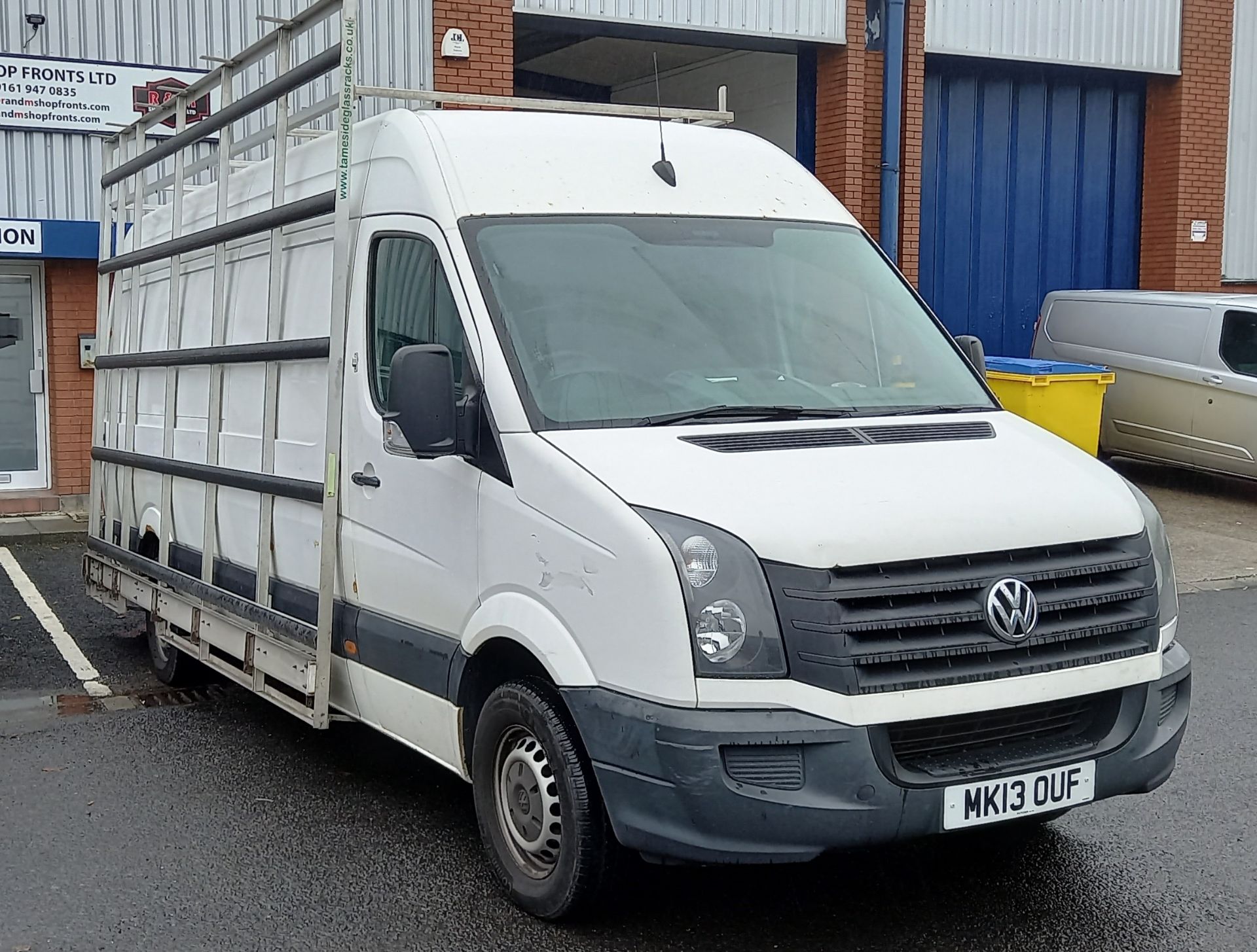 VW Crafter CR35 2.0 TDI LWB High Roof Panel Van with Side & Roof Rack & Deadlock Security,