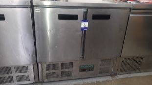 Polar U636 Stainless Steel Double Door 240Ltr Counter Refrigerator Serial Number U636103550