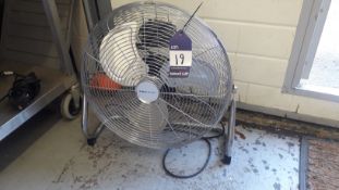 Pro Elec HG00662 chrome 18” high velocity floor fan serial number 20140366201703