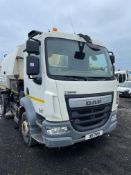 2015 DAF LF226 FA 16T Sweep Street Cleaner.