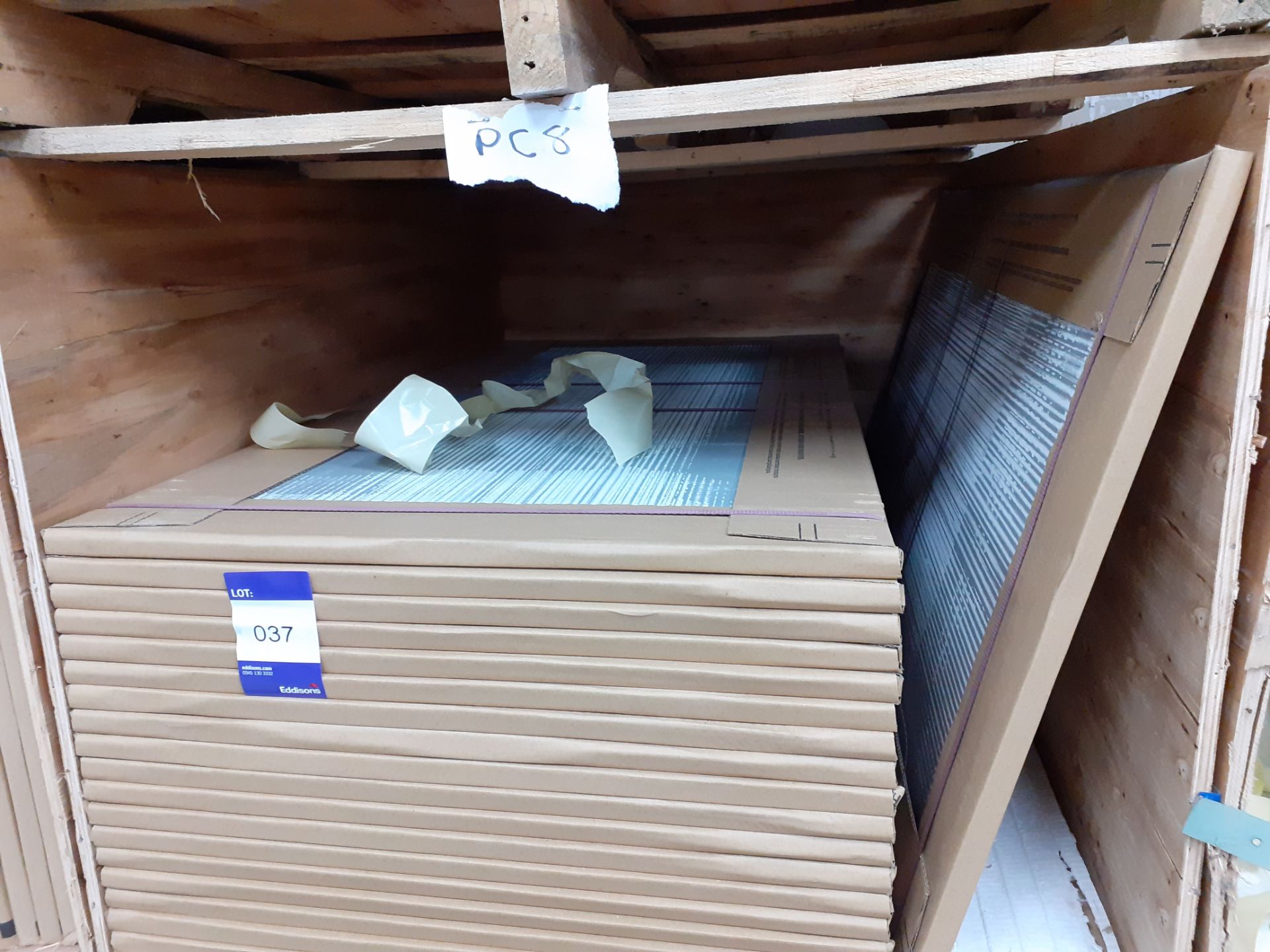 19 boxes x 3 of PC8 Tiles 600x1200x4.8mm, 5 boxes x 3 of C4 Tiles 600x1200x4.8mm & 3 boxes x 3 of C2