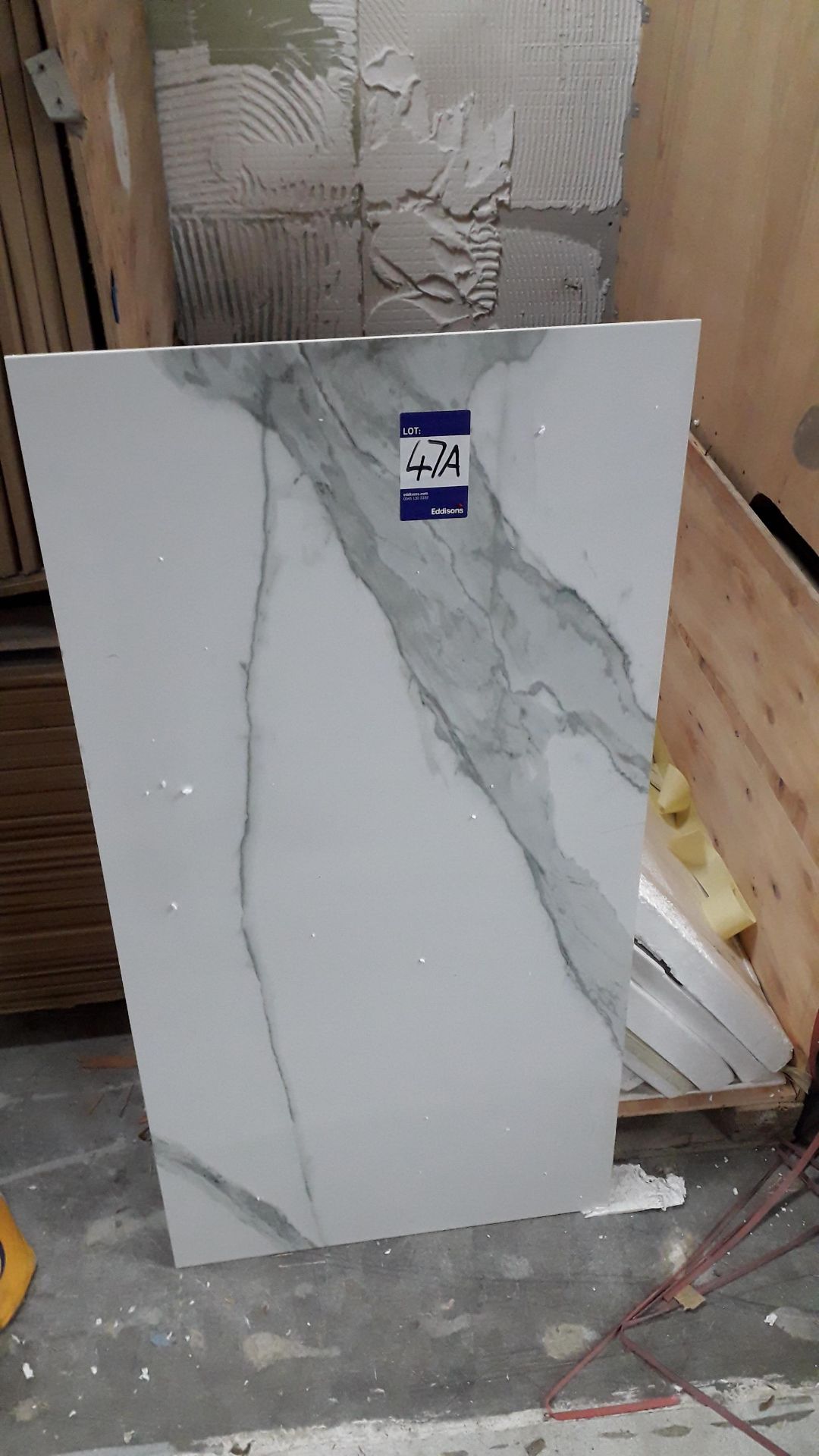 3 boxes of 10 1,200 x 600mm marble effect tiles - Image 2 of 3