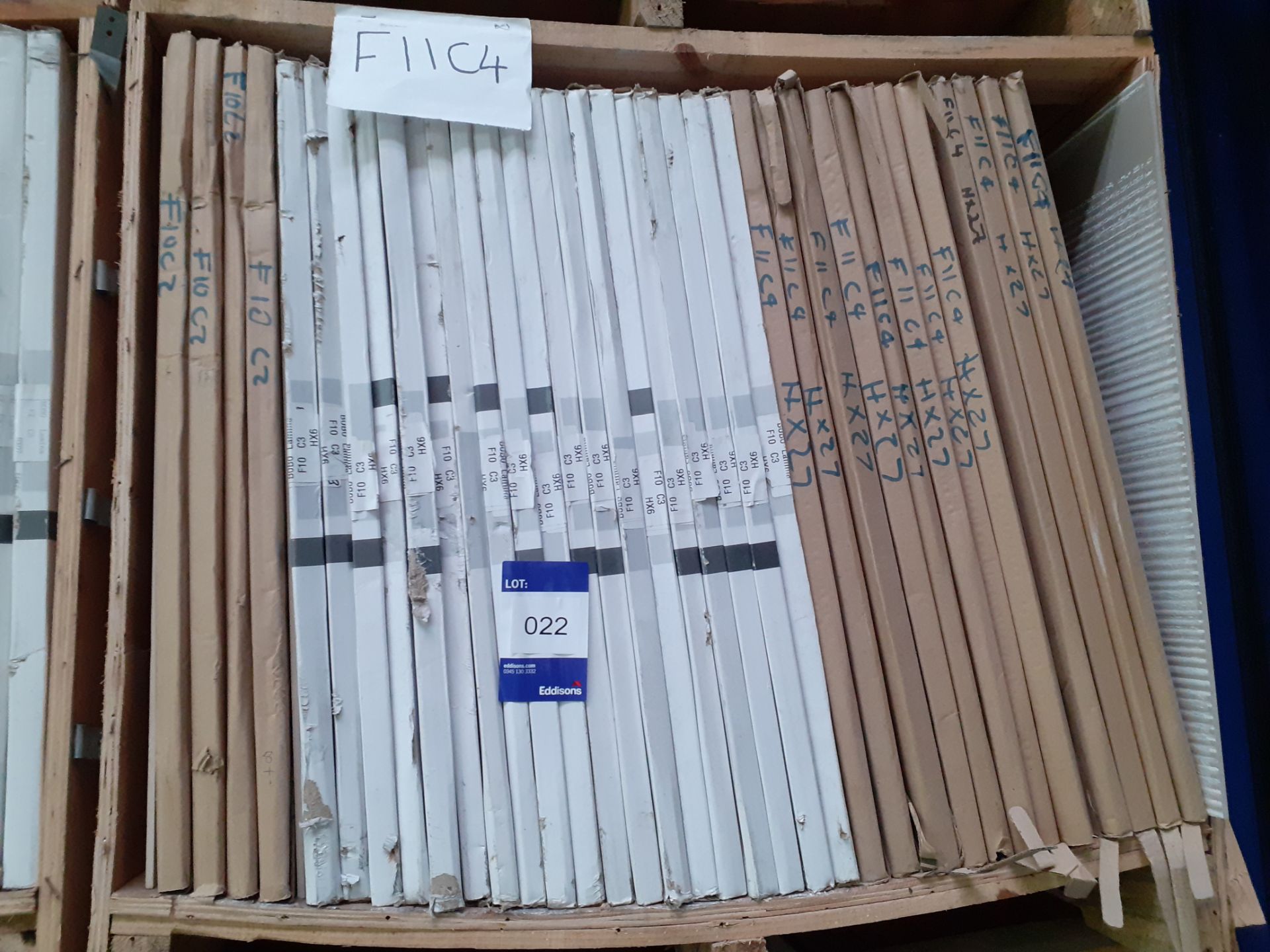 12 boxes x 3 of F11C4 Tiles 600x1200x4.8mm & 19 boxes x 3 of F10C3 Tiles 600x1200x4.8mm 2.16m2 per