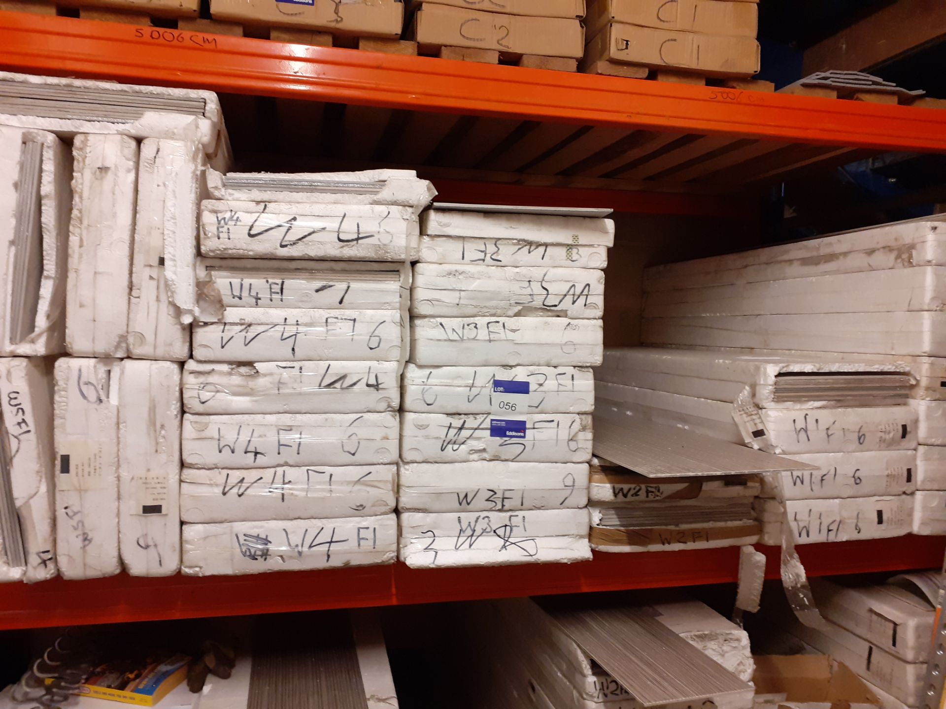 33 boxes of various Silver Leaf Feature Tiles