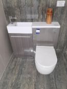 Kobb stainless steel Toilet & Sink Units LOCATED ON FIRST FLOOR - PURCHASER TO DISMANTLE