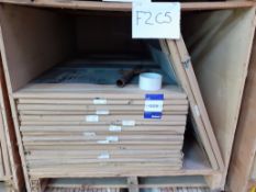 17 boxes x 3 of F8C4 Tiles 600x1200x4.8mm, 18 boxes x 3 of F2C5 Tiles 600x1200x4.8mm & 19 boxes x