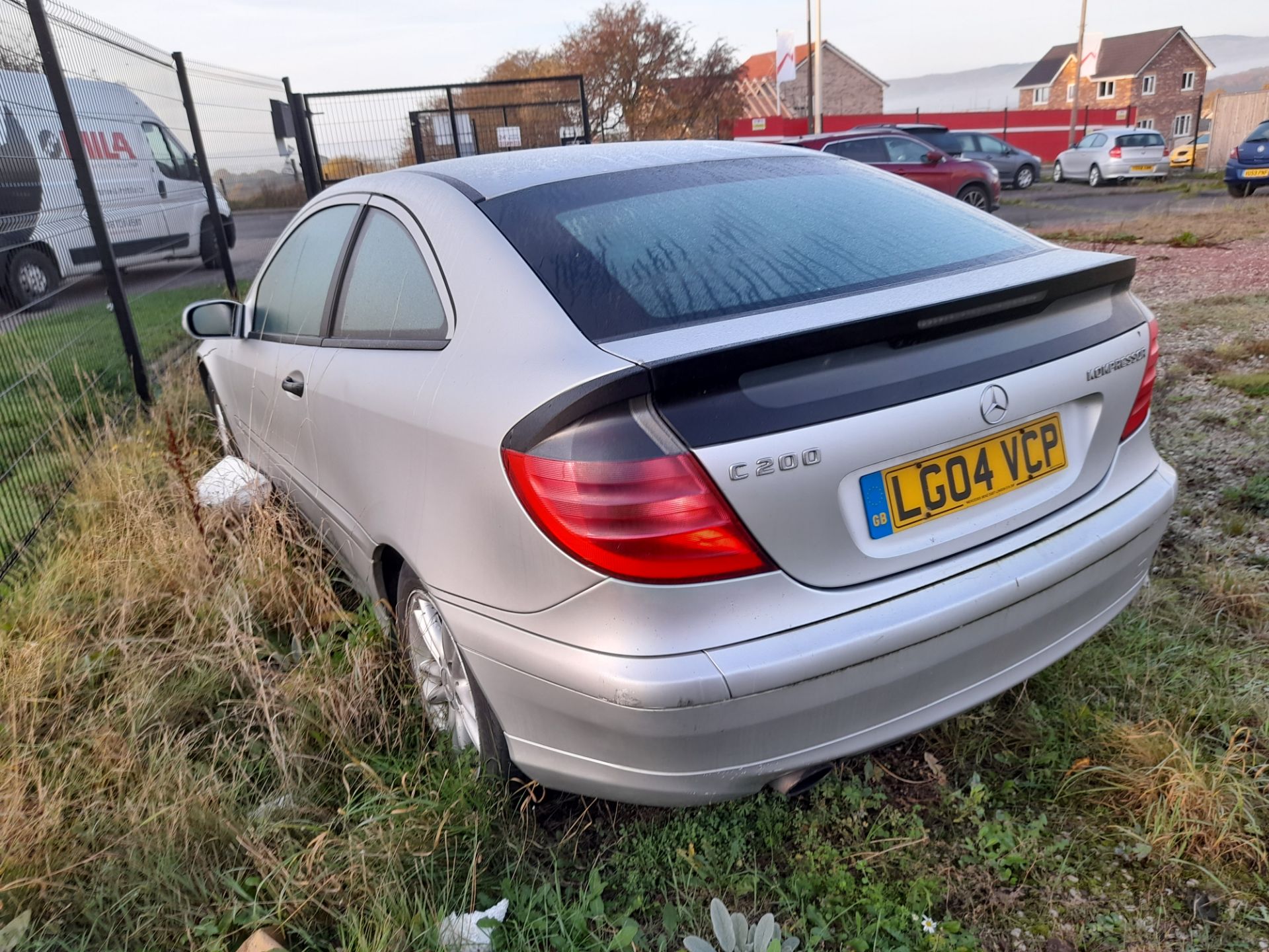 Mercedes C200 C CLASS SPORT COUPE C200K SE 3dr Auto (02-04), Silver, Reg: LG04 VCP, Mileage: 59,471, - Image 6 of 12