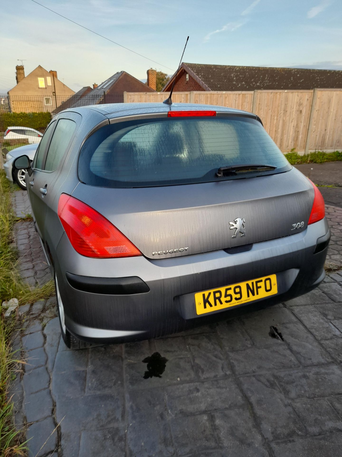 Peugeot 308 HATCHBACK 1.6 VTi S 5dr Auto (07-11), Grey, Reg: KR59 NFO, Mileage: 55,466, MOT: Expired - Image 6 of 12