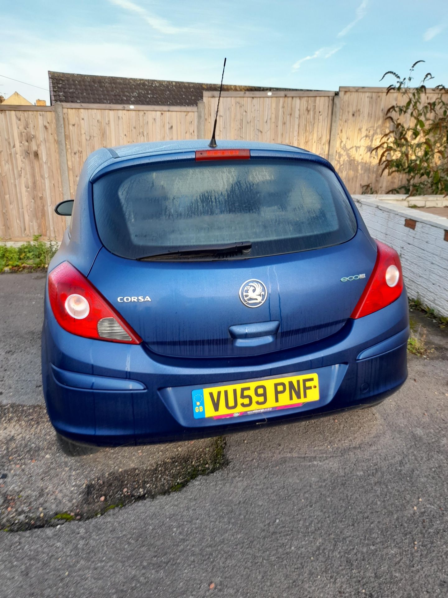 Vauxhall Corsa DIESEL HATCHBACK 1.3 CDTi ecoFLEX Life 3dr (08-09), Blue, Reg: VU59 PNF, Mileage: - Image 7 of 10