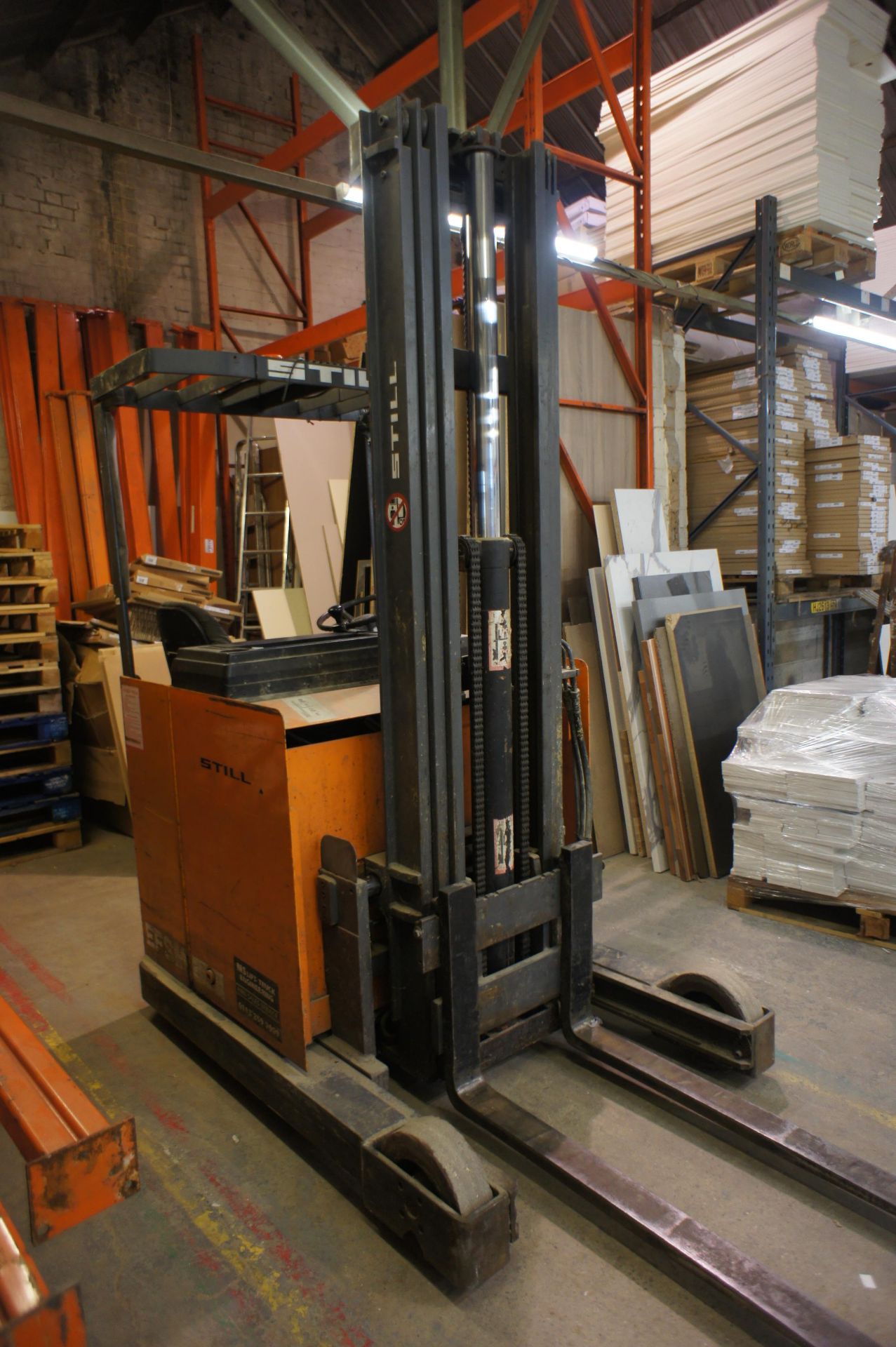 Still EFSM140 Electric Reach Truck, 1400Kg Capacity, Triple Mast, Side-Shift, Lift Height 10820mm, - Image 3 of 17