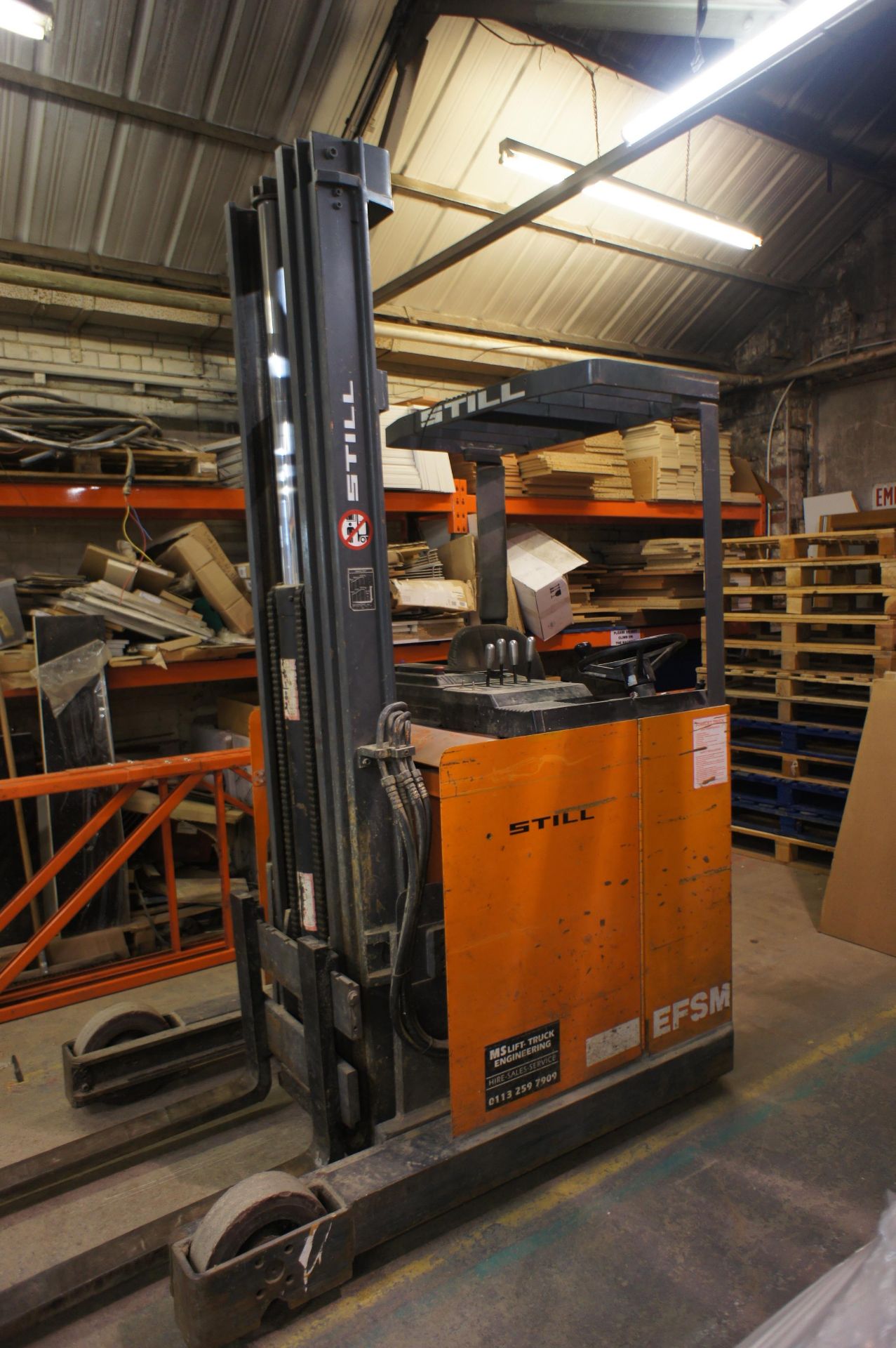 Still EFSM140 Electric Reach Truck, 1400Kg Capacity, Triple Mast, Side-Shift, Lift Height 10820mm, - Image 2 of 17