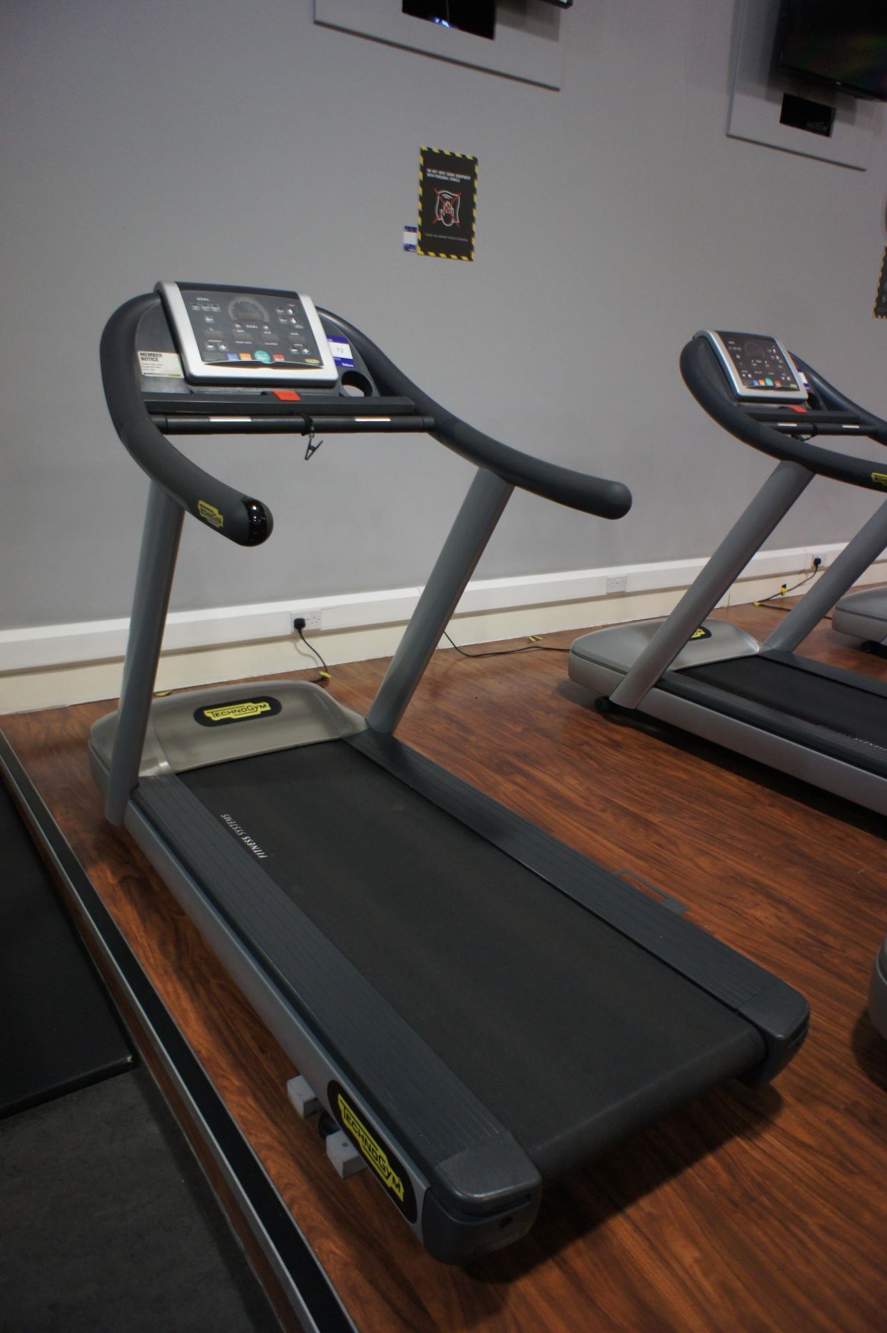 Technogym Powered Treadmill Running Machine - Image 2 of 3