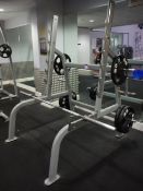 Free Weight Stand with Bar and 6 Weights