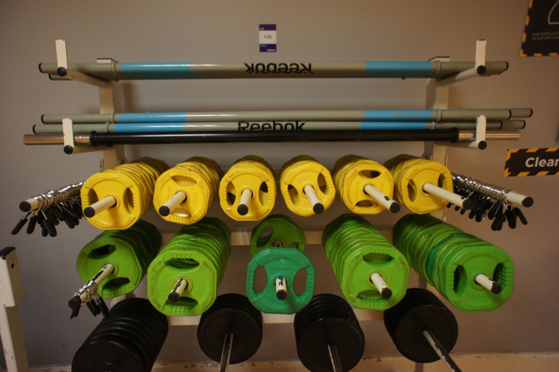 Weights Bar Rack and Quantity Weights - Image 3 of 5