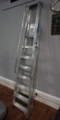 BSBP8/SD 2.55m 8 Step Aluminium Step Ladder