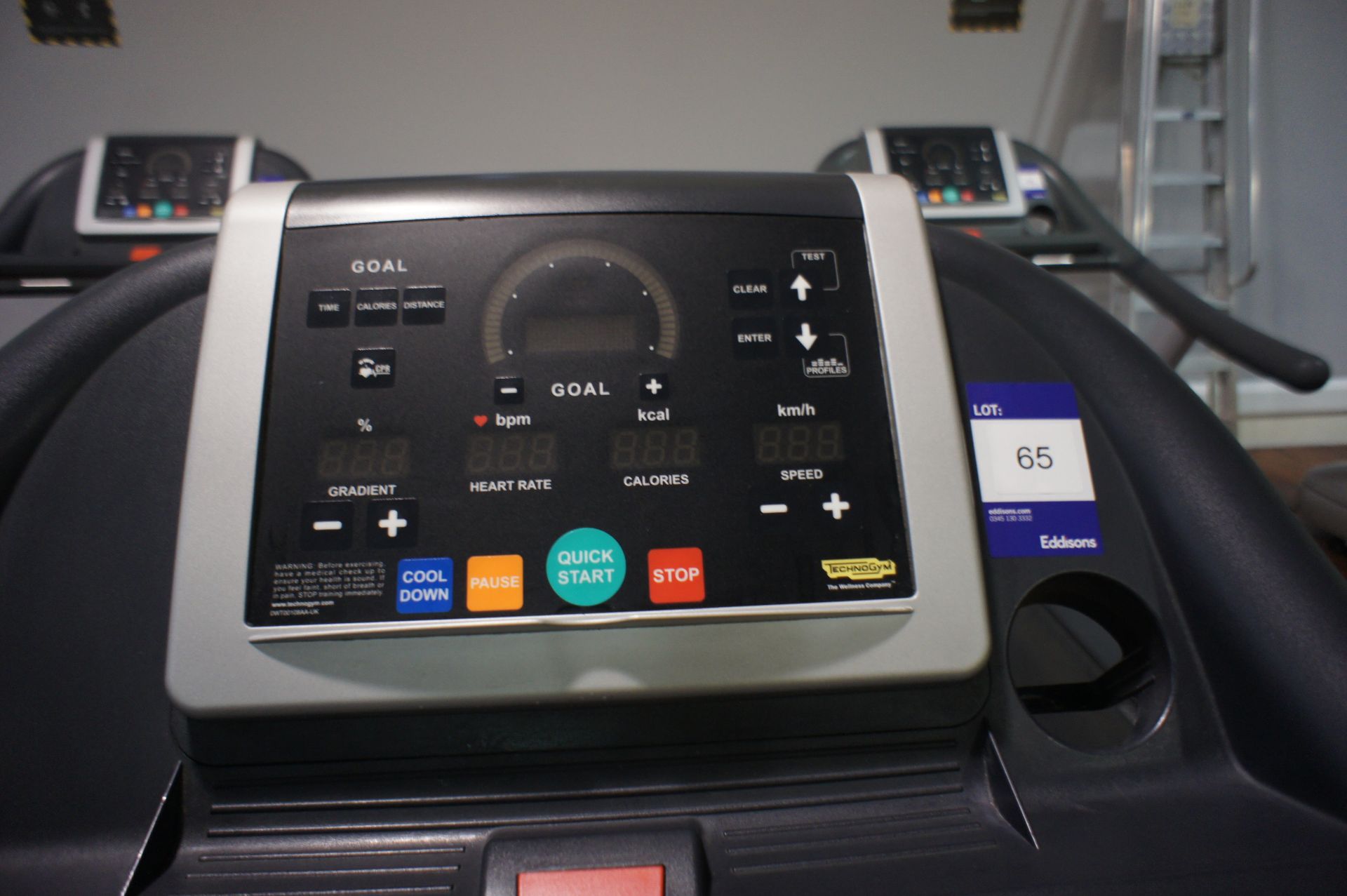 Technogym Powered Treadmill Running Machine - Image 3 of 3