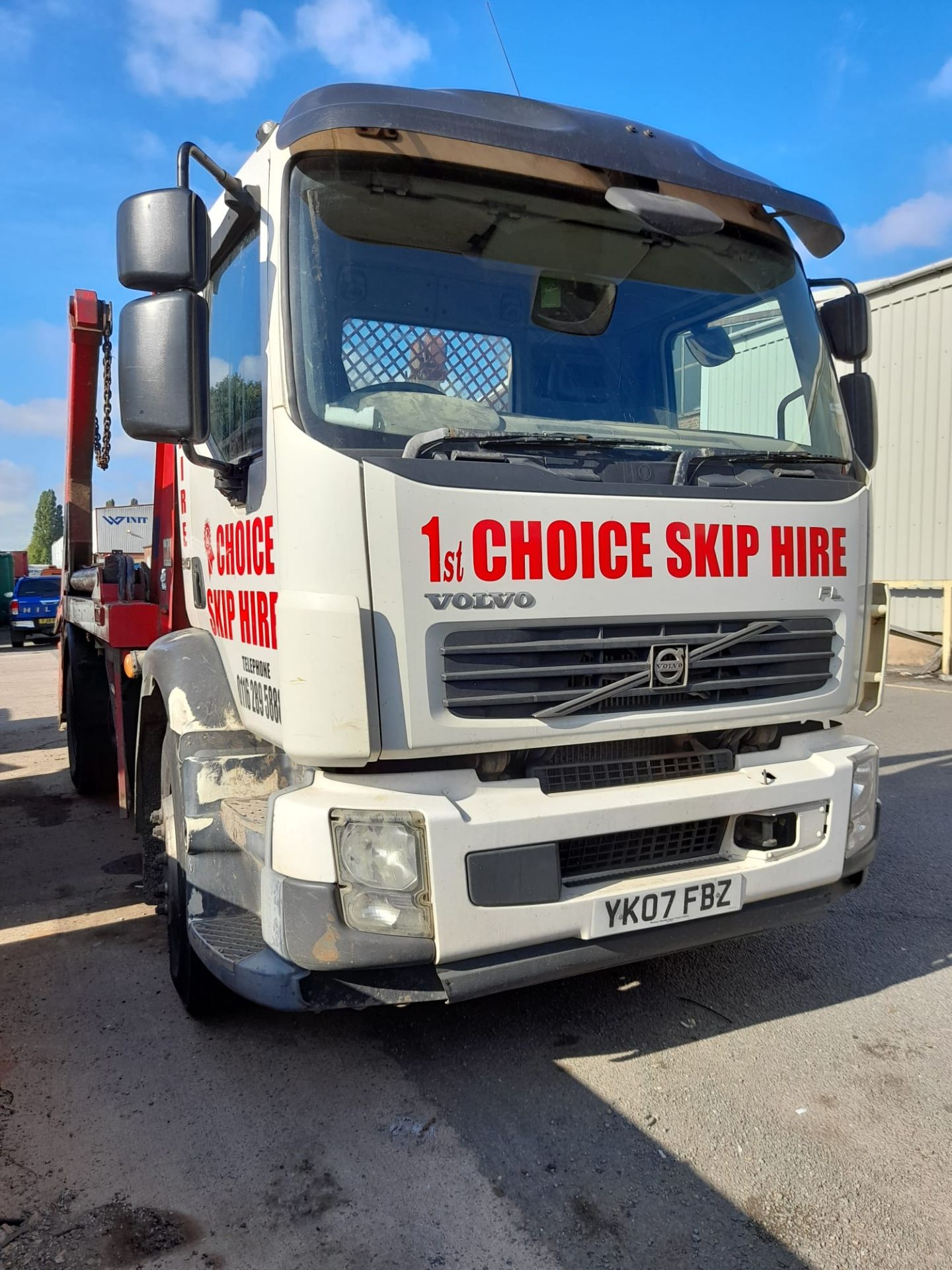 Volvo FL 240 Skip Lorry, With Hyvalift Skip body, Registration: YK07 FBZ, DOR: August 2007 ( - Image 2 of 22