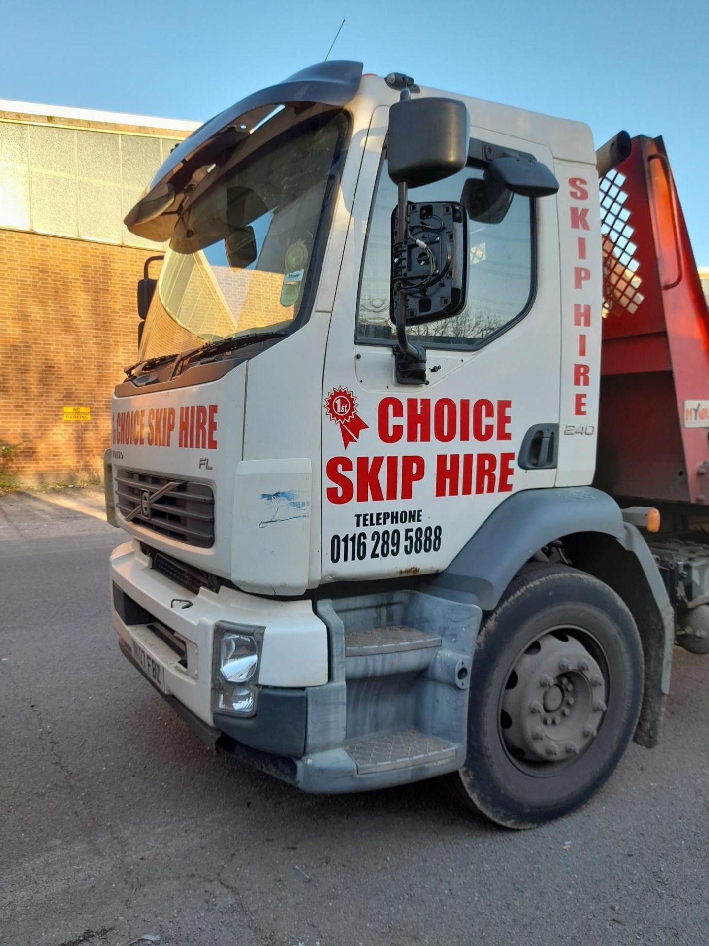 Volvo FL 240 Skip Lorry, With Hyvalift Skip body, Registration: YK07 FBZ, DOR: August 2007 ( - Image 16 of 22