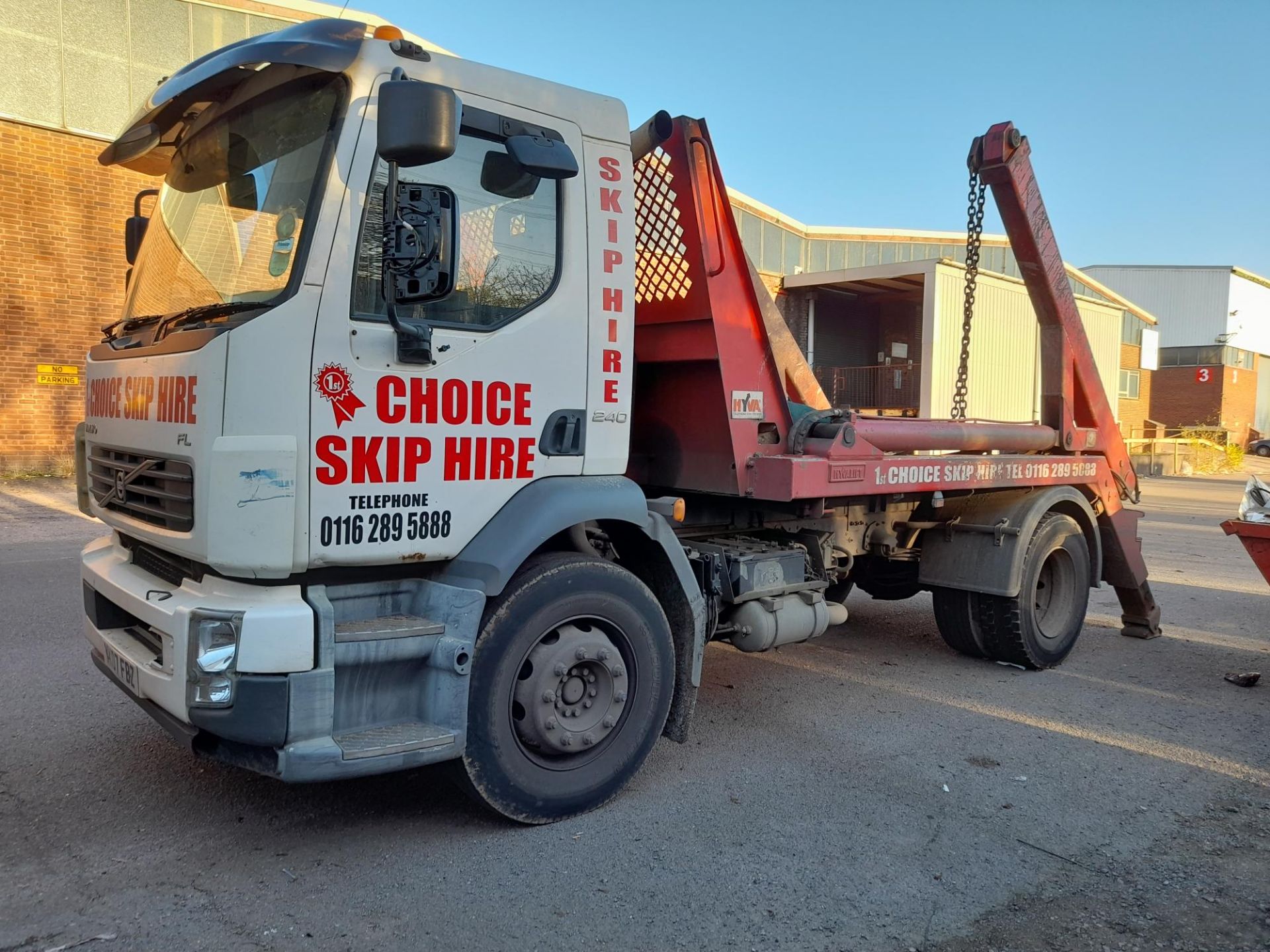 Volvo FL 240 Skip Lorry, With Hyvalift Skip body, Registration: YK07 FBZ, DOR: August 2007 ( - Image 15 of 22