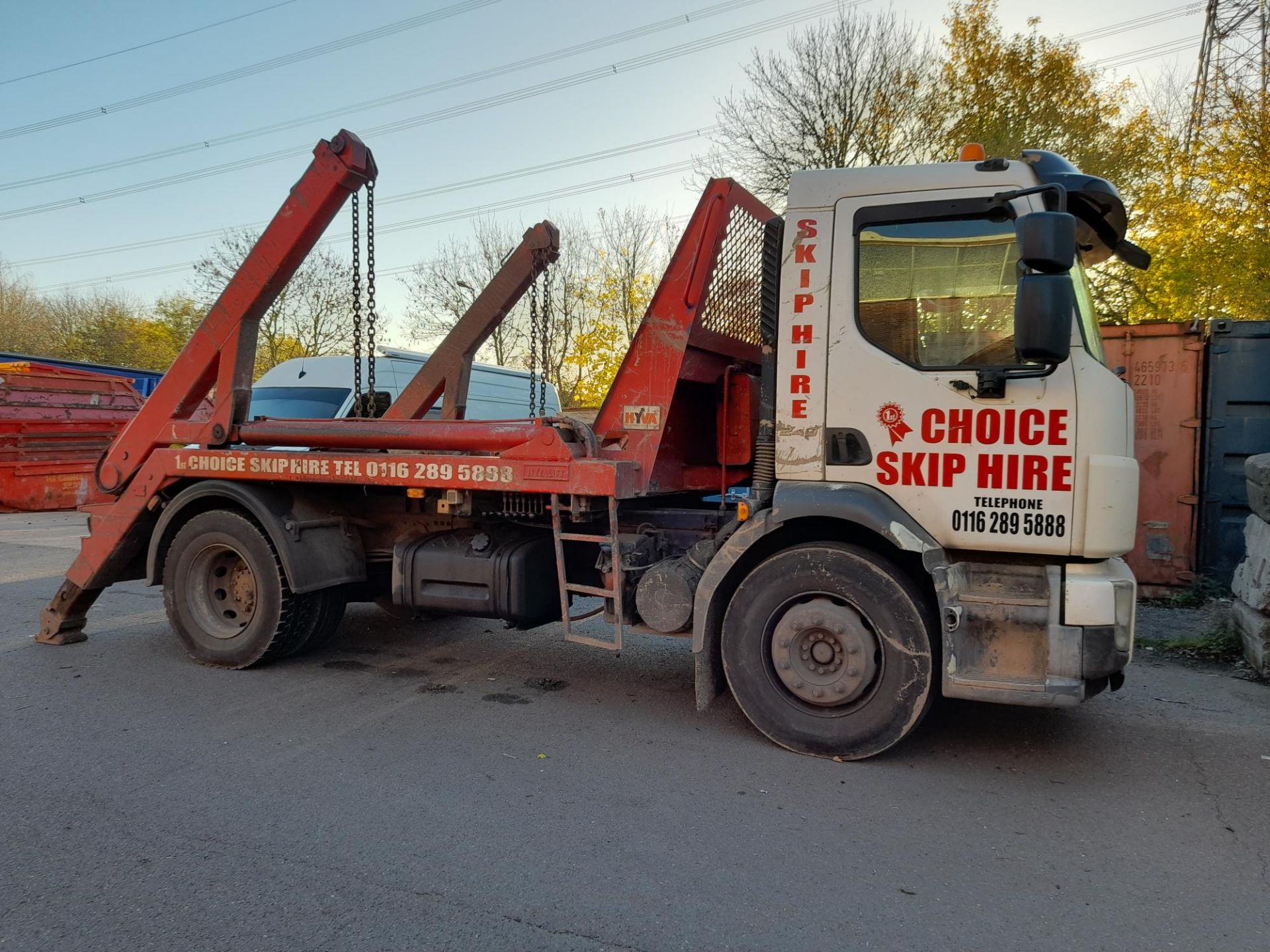 Volvo FL 240 Skip Lorry, With Hyvalift Skip body, Registration: YK07 FBZ, DOR: August 2007 ( - Image 10 of 22