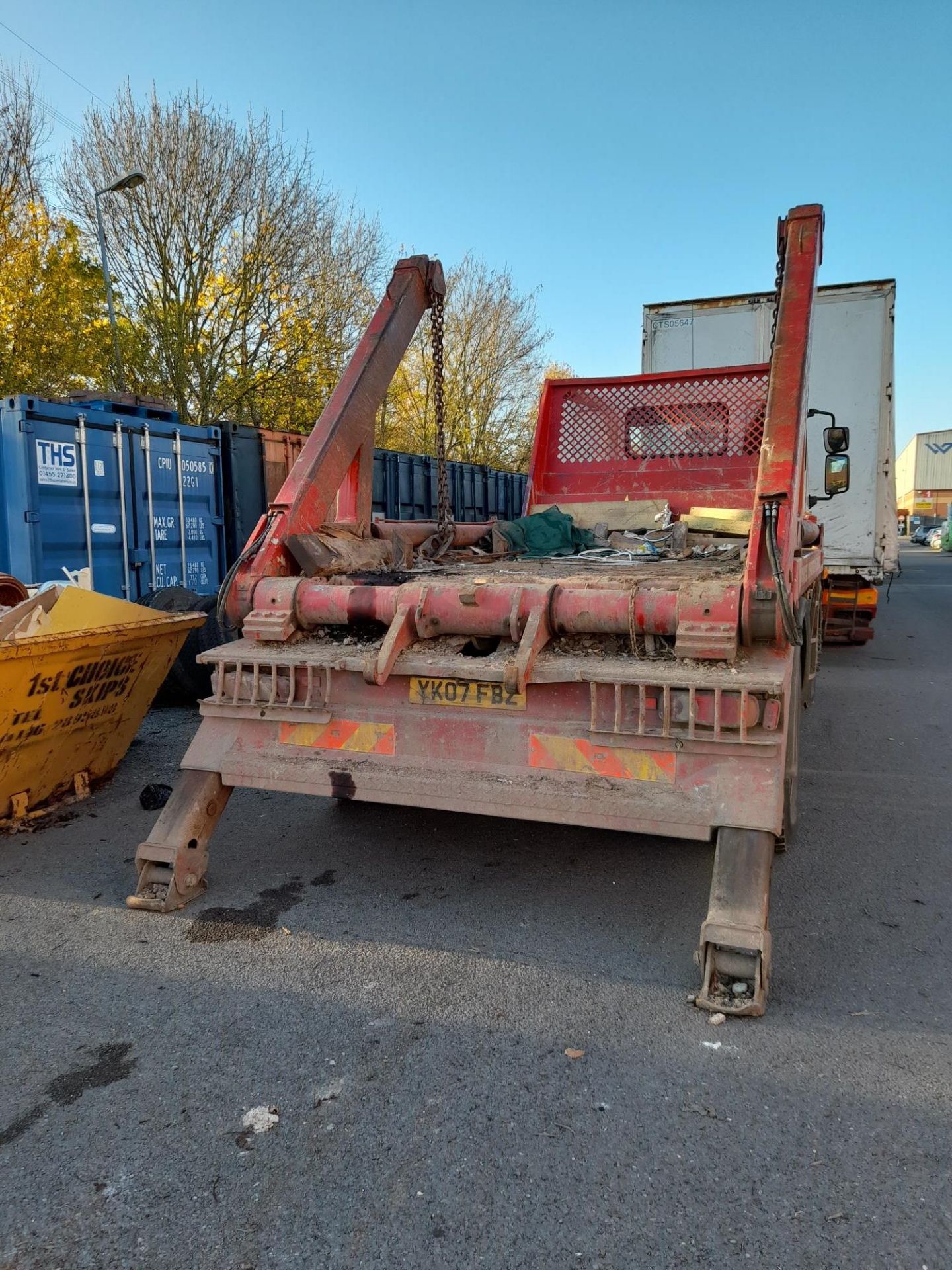 Volvo FL 240 Skip Lorry, With Hyvalift Skip body, Registration: YK07 FBZ, DOR: August 2007 ( - Image 12 of 22