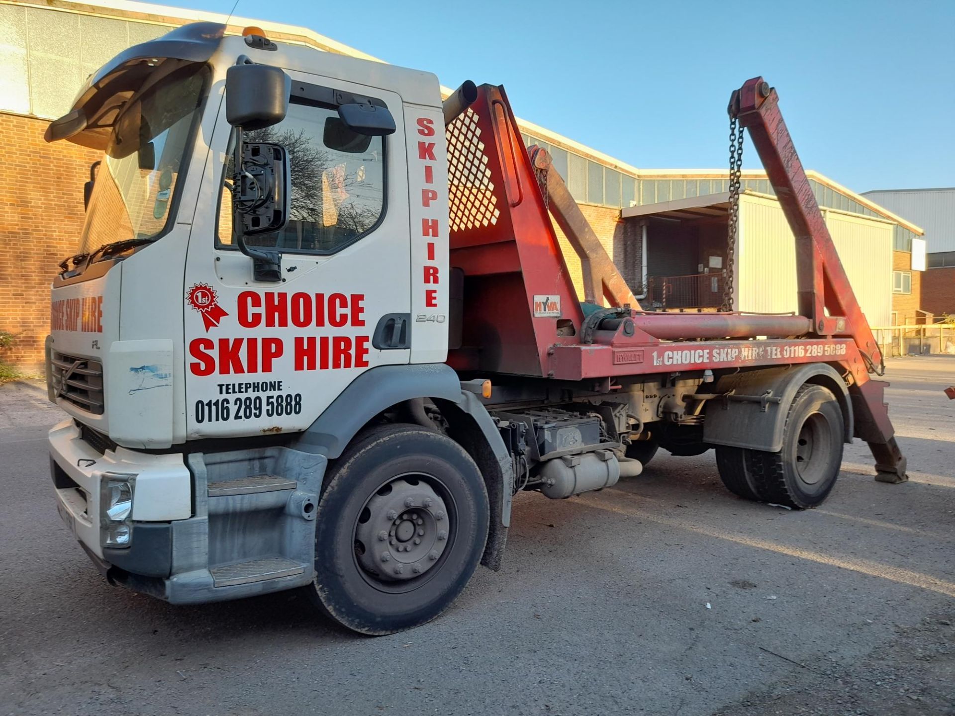 Volvo FL 240 Skip Lorry, With Hyvalift Skip body, Registration: YK07 FBZ, DOR: August 2007 ( - Image 14 of 22