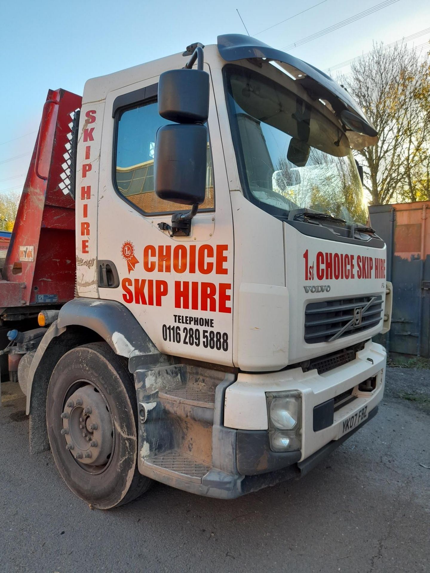 Volvo FL 240 Skip Lorry, With Hyvalift Skip body, Registration: YK07 FBZ, DOR: August 2007 ( - Image 21 of 22