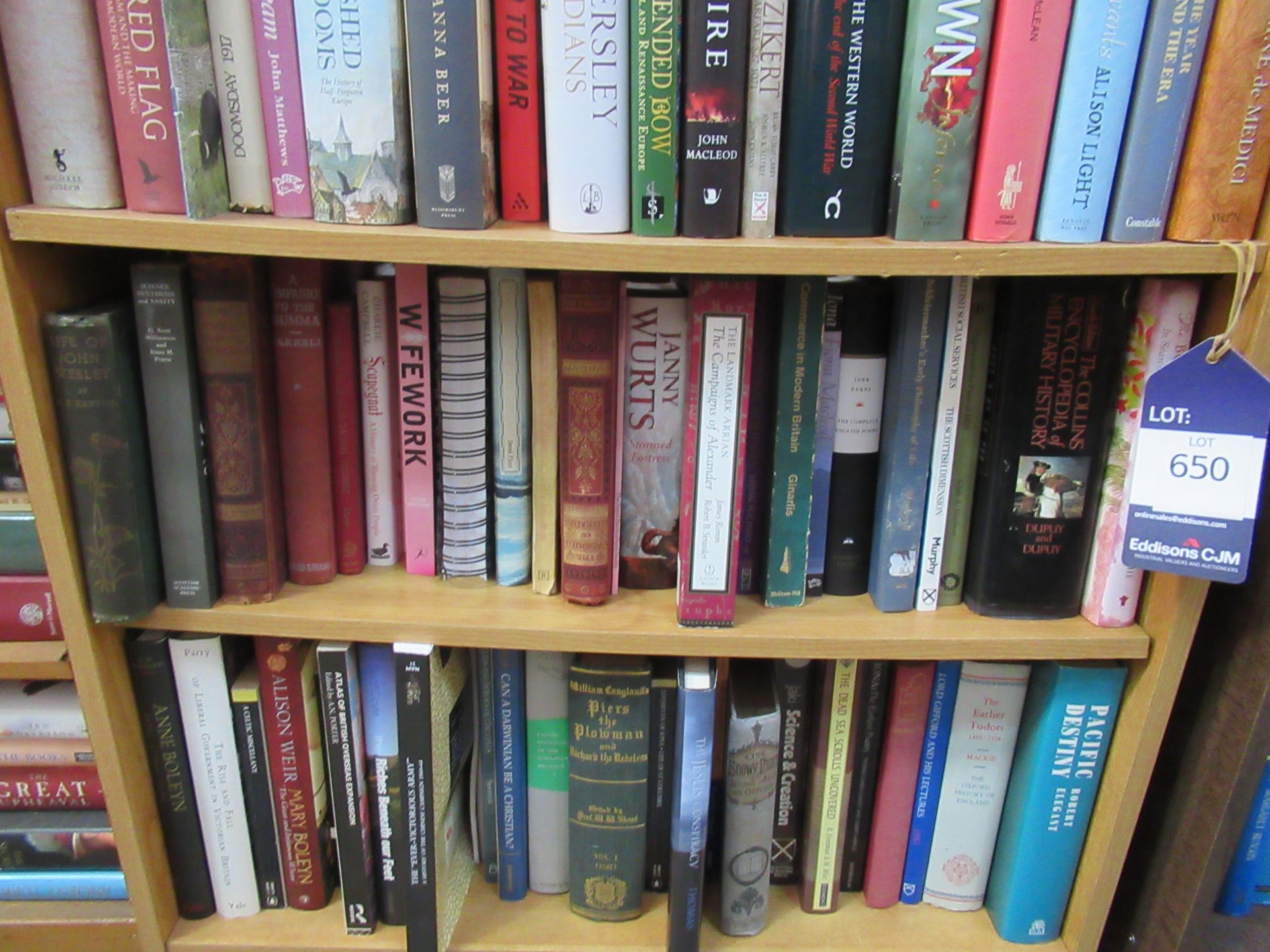 3x Bookcases and cabinates of various themes and subjects including naval, religion, fiction etc als - Image 5 of 15