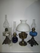 Four Oil Lamps