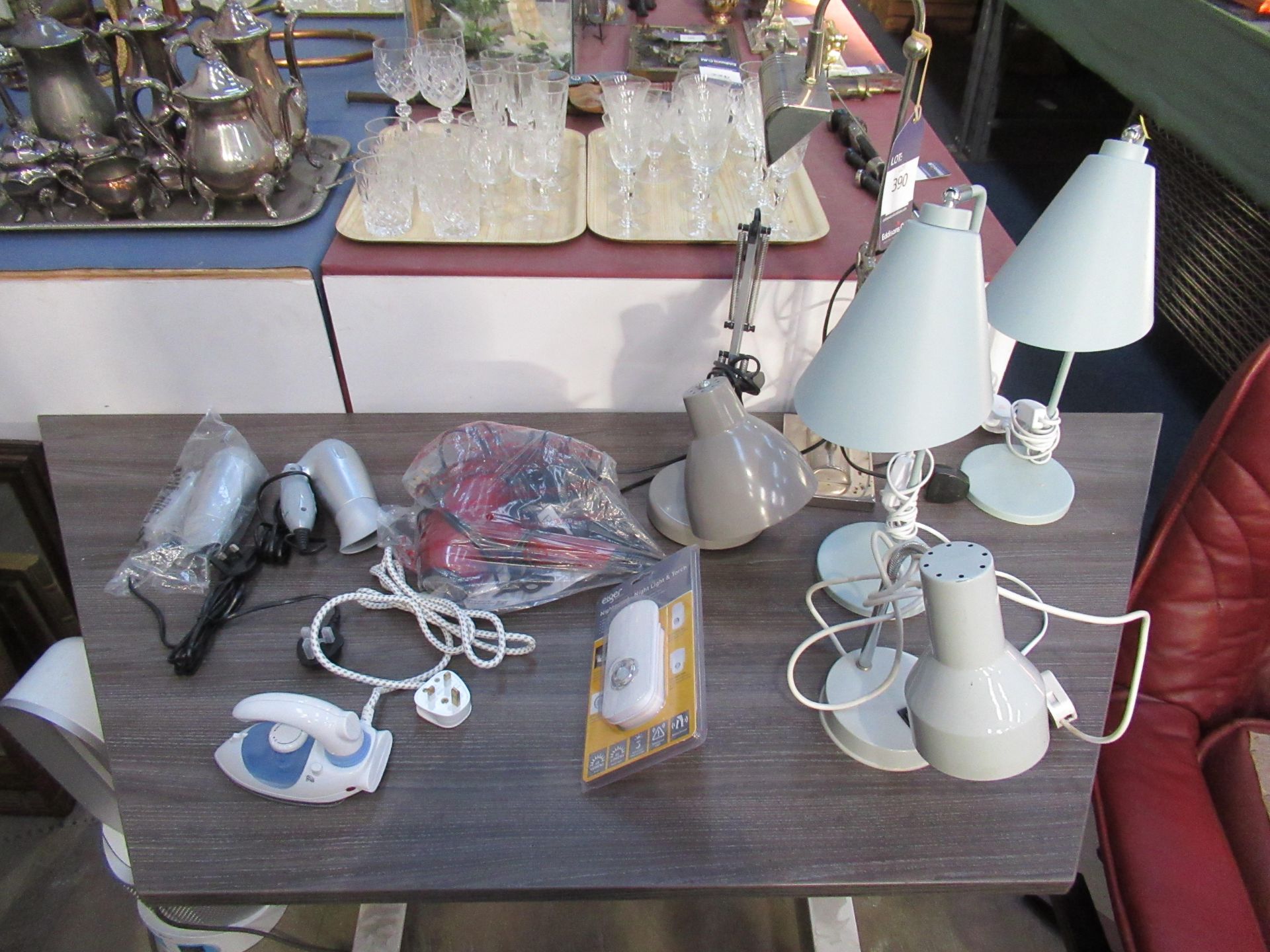 Assortment of Electronics Including Lamps, Heater, Radios etc