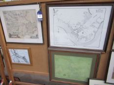 4 x Maps of Tweedmouth, Northumberland, Kelso (42cm x 53cm)