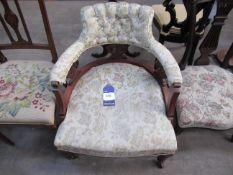 3 x Chairs Including Upholstered Chair
