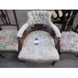 3 x Chairs Including Upholstered Chair