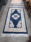 Blue Chinese Rug (Size 156cm x 89cm)